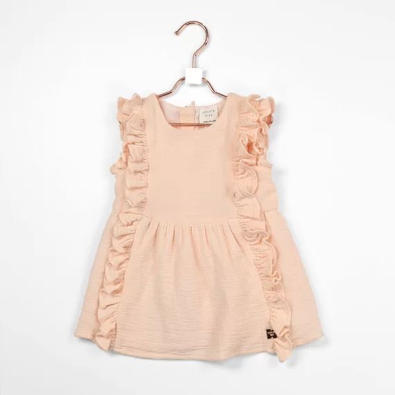 Robe + bandeau Fille Rose