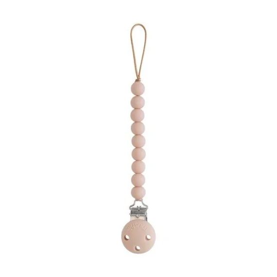 Attache Sucette Mushie Hera Rose – Avec Clip – Porte Tétine Bébé – Mushie Rose
