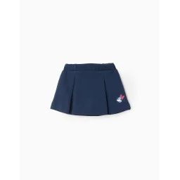 Jupe-culotte En Piqué De Coton Minnie Bleu Foncé