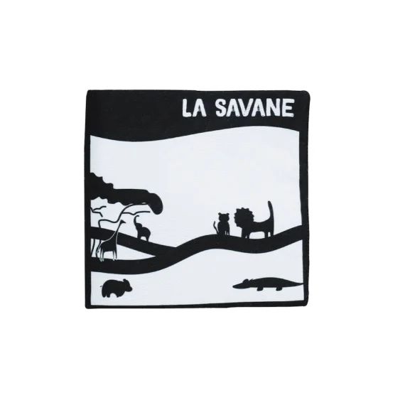 Livre D&rsquo;éveil Contrasté Noir