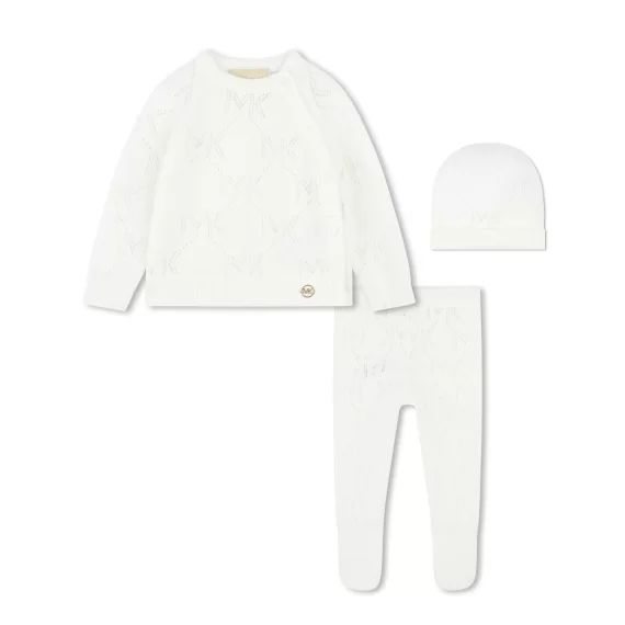 Ensemble de maternité en coton UNISEXE Blanc