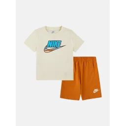 Ensemble 2 Pièces Orange / Blanc