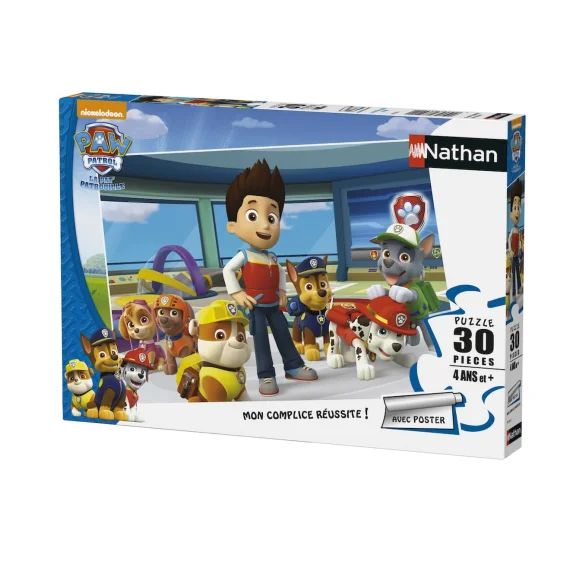 Puzzle La Pat&rsquo;patrouille Réunie 30 Pcs Bleu