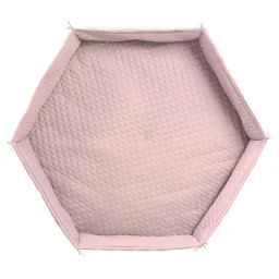 Tapis De Parc Bébé Hexagonal Roba Style – Rembourrage Latéral Sécurisé Rose / Mauve