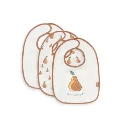 Bavoir Éponge Imperméable Pear (x3) –