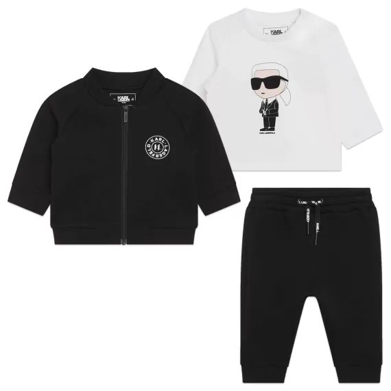 Ensemble de jogging 3 pièces Garçon Noir
