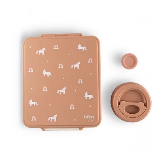 Boîte Repas Citron – Unicorn + Contenant Isotherme – Pink Blush