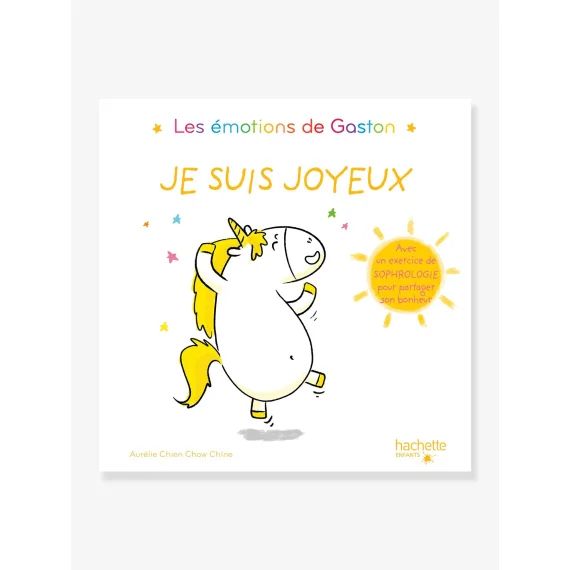 Gaston la licorne – Je suis joyeux HACHETTE blanc