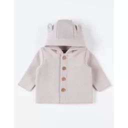 Manteau en velours beige