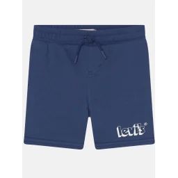 Short Taille Élastique Bleu Foncé