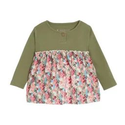 Blouse Fille Crocus Bleu