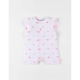 Combishort Papillons En Jersey Rose