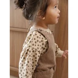 Sweat-shirt imprimé motif léopard taupe