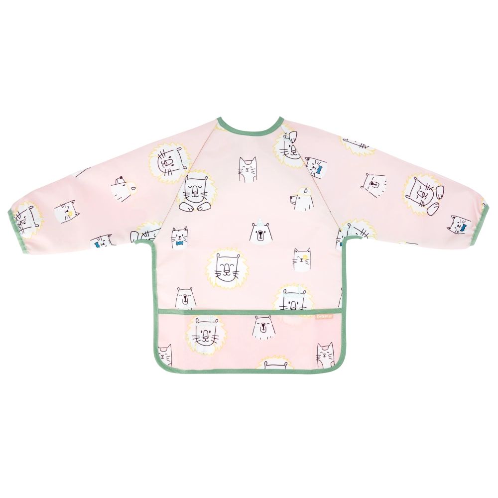 Bavoir Manches Longues Badabulle – Rose