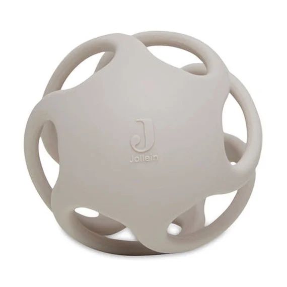 Anneau De Dentition Balle En Silicone Beige