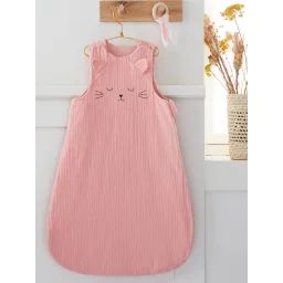 Gigoteuse spécial été en gaze de coton bio* JOLI CAT rose