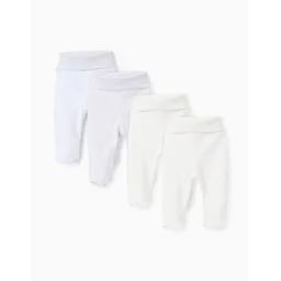 Lot De 4 Pantalons À Pieds Extra Confortables Multicolore