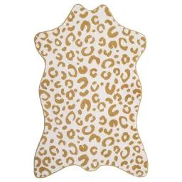 Tapis Enfant Bao Tissé Main Polypropylène Mangue 100×150 – Nattiot Jaune