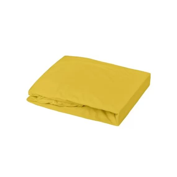 Drap-housse en coton curry (40 x 80 cm)