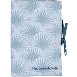 Protège carnet de santé Palmier céladon