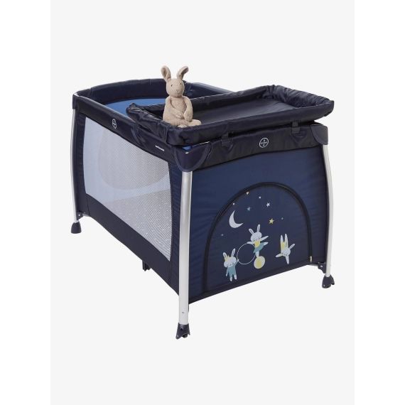 Lit parapluie pliable Mobi&rsquo;bed VERTBAUDET marine