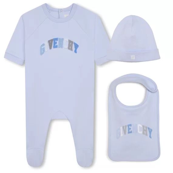 Ensemble naissance 3 pièces UNISEXE Bleu