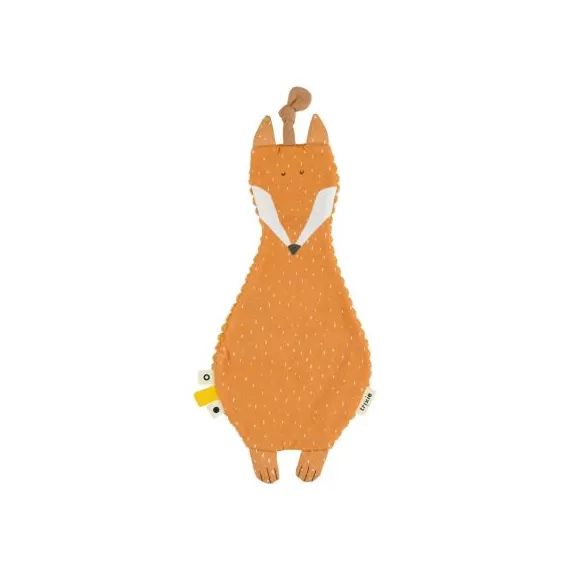 Doudou plat velours renard Mr. Fox