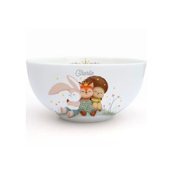Bol en porcelaine Câlin (personnalisable)