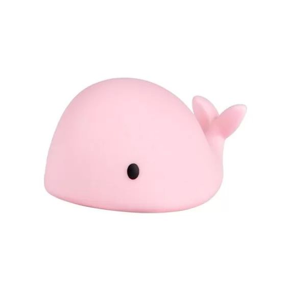 Veilleuse tactile baleine Moby rose (7 cm)