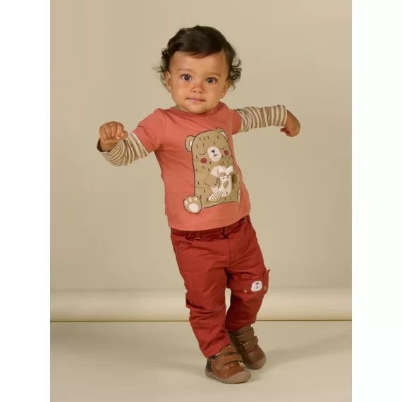 Pantalon Uni – Bordeau