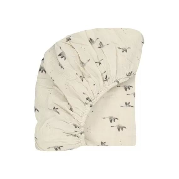 Drap housse Goose pour couffin Kuko et berceau Kumi Rose in April (68 x 40 cm)