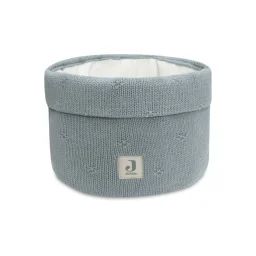 Panier De Rangement Cosy Knit En Coton Vert