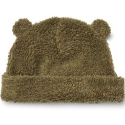 Bonnet ours en teddy Bibi Khaki (1-2 ans)