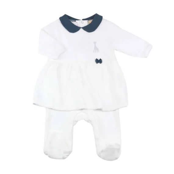 Pyjama Robe – Velours Blanc