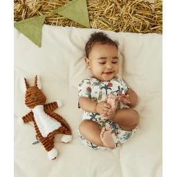 Dors bien en coton bio imprimé et à manches courtes –  – Soldes