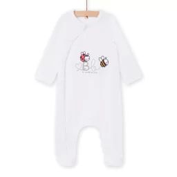 Grenouillère Blanche Naissance Mixte