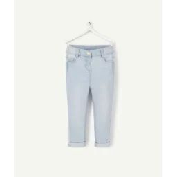 Le pantalon slim en jean clair less water –  – Soldes