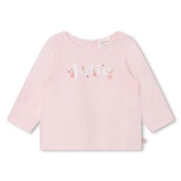 T-shirt avec illustration Fille Rose