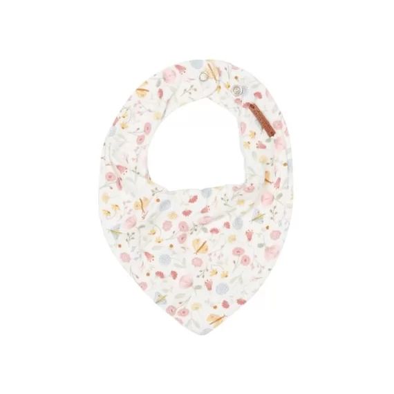 Bavoir bandana Flowers & Butterflies