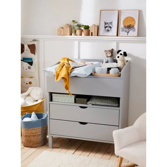 Commode à langer LIGNE HOLIDAYS gris