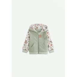 Sweat À Capuche Zippé Enfant En Molleton Abou Kaki