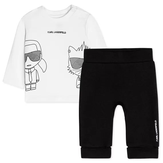 Ensemble t-shirt et legging Garçon Noir