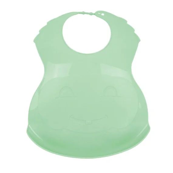 Bavoir Semi-rigide Avec Récupérateur Vert