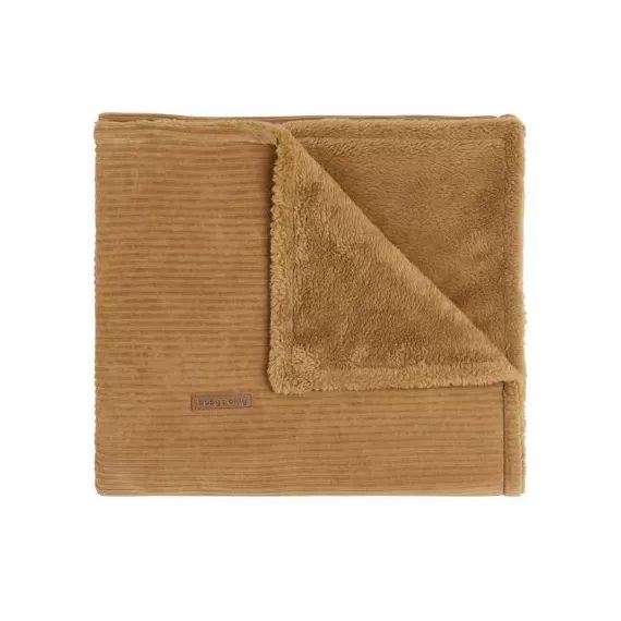 Couverture en teddy Sense caramel (70 x 95 cm)