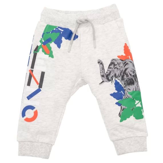 Pantalon de jogging en molleton Garçon Gris