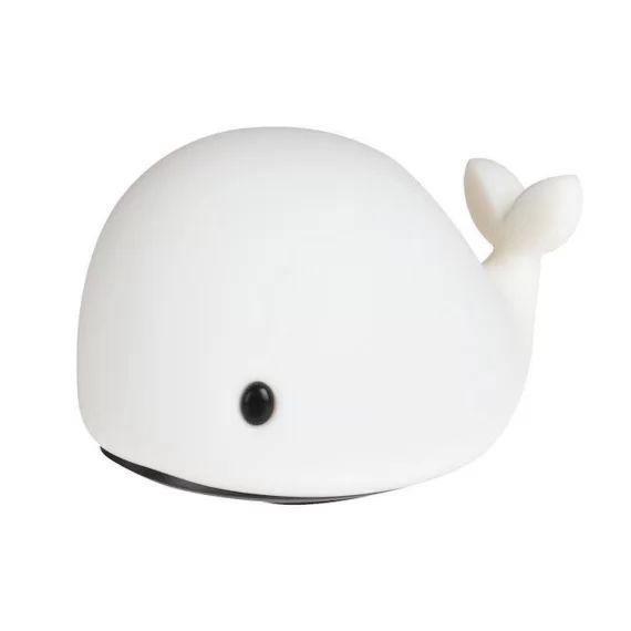 Veilleuse Lumineuse Tactile En Silicone, Baleine Bleu