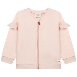 Cardigan molletonné à volants Fille Rose