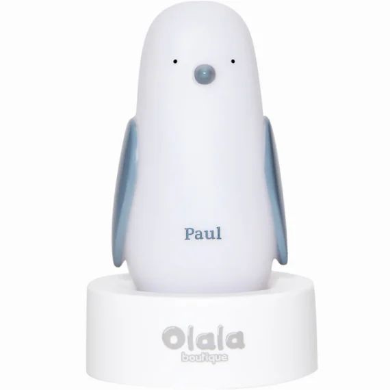 Veilleuse nomade solo pingouin Paul (11 cm)