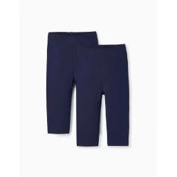 Pack 2 Paires De Leggings Bleu Foncé