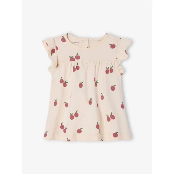 Robe bébé en jersey BASICS vanille